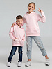 Толстовка детская Stellar Kids, розовая с нанесением логотипа