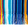 Плед Coloranto, полосатый с нанесением логотипа