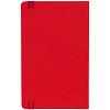 Блокнот Shall, красный с нанесением логотипа