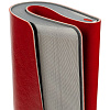 Ежедневник Slip, недатированный, красный с серым с нанесением логотипа
