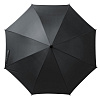 Зонт-трость Standard, черный с нанесением логотипа