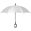 Зонт-трость Charme, белый с нанесением логотипа