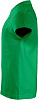Футболка детская Imperial Kids 190, ярко-зеленая с нанесением логотипа