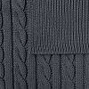 Шарф Heat Trick, темно-серый меланж с нанесением логотипа