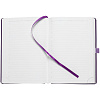 Ежедневник Favor Metal, недатированный, фиолетовый с нанесением логотипа
