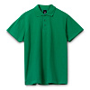 Рубашка поло мужская SPRING 210, ярко-зеленая с нанесением логотипа