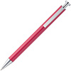 Ручка шариковая Attribute, розовая с нанесением логотипа