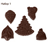 Набор фигурного шоколада Choco New Year на заказ с нанесением логотипа