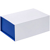 Коробка LumiBox, синяя с нанесением логотипа