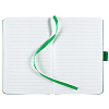 Блокнот Freenote, в линейку, зеленый с нанесением логотипа
