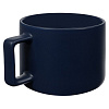 Чашка Jumbo, матовая, синяя с нанесением логотипа