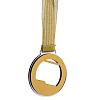 Медаль Vittoria, золотистая с нанесением логотипа