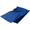 Охлаждающее полотенце Weddell, синее с нанесением логотипа