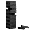 Игра «Деревянная башня мини», черная с нанесением логотипа