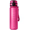 Бутылка с фильтром «Аквафор Сити», розовая с нанесением логотипа