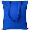 Холщовая сумка Countryside, ярко-синяя с нанесением логотипа