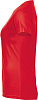 Футболка женская SPORTY WOMEN 140, красная с нанесением логотипа