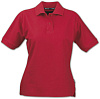 Рубашка поло женская SEMORA, красная с нанесением логотипа