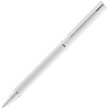 Ручка шариковая Blade Soft Touch, белая с нанесением логотипа