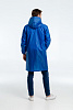Дождевик унисекс Rainman, ярко-синий с нанесением логотипа