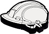 Флешка «Каска», белая, 8 Гб с нанесением логотипа