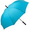 Зонт-трость Lanzer, бирюзовый с нанесением логотипа