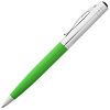 Ручка шариковая Promise, зеленая с нанесением логотипа