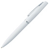 Ручка шариковая Bolt Soft Touch, белая с нанесением логотипа