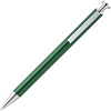 Ручка шариковая Attribute, зеленая с нанесением логотипа