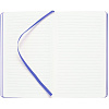 Блокнот Shall Direct, синий с нанесением логотипа