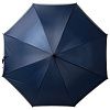 Зонт-трость светоотражающий Unit Reflect, синий с нанесением логотипа