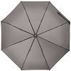 Зонт складной Hard Work с проявляющимся рисунком, серый с нанесением логотипа