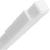 Ручка шариковая Swiper SQ, белая с нанесением логотипа