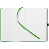 Ежедневник Favor, недатированный, ярко-зеленый с нанесением логотипа