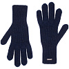 Перчатки Bernard, темно-синие с нанесением логотипа