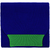 Шарф Snappy, синий с зеленым с нанесением логотипа