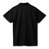 Рубашка поло мужская SPRING 210, черная с нанесением логотипа