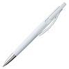 Ручка шариковая Prodir DS2 PPC, белая с нанесением логотипа