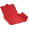 Коробка самосборная Flacky, красная с нанесением логотипа