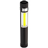 Фонарик-факел LightStream, малый, черный с нанесением логотипа