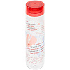 Бутылка для воды «Шпаргалка. Неправильные глаголы», прозрачная с красной крышкой с нанесением логотипа
