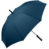 Зонт-трость Lanzer, темно-синий с нанесением логотипа