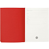 Ежедневник Flat, недатированный, красный с нанесением логотипа