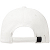 Бейсболка Hillside, белая с нанесением логотипа