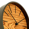 Часы настенные Largo, дуб с нанесением логотипа
