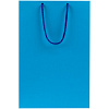 Пакет бумажный Porta, средний, голубой с нанесением логотипа