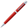 Ручка шариковая Razzo Chrome, красная с нанесением логотипа