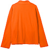 Куртка флисовая унисекс Manakin, оранжевая с нанесением логотипа