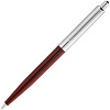 Ручка шариковая Senator Point Metal, красная с нанесением логотипа
