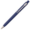 Ручка шариковая Raja Chrome, синяя с нанесением логотипа